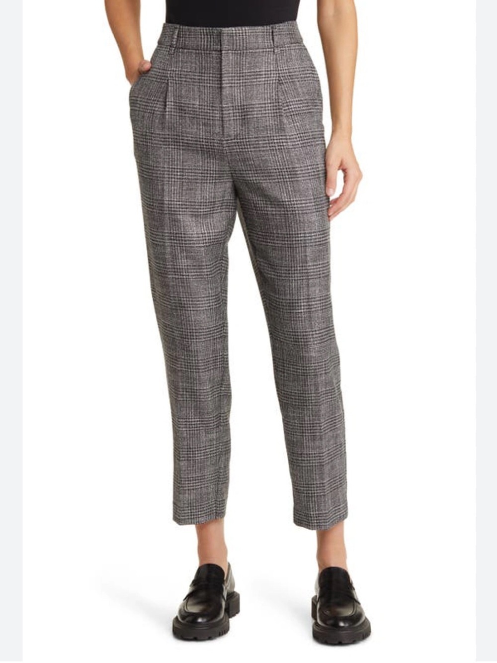 NEW All Saints Astrid Sparkle Cropped Trousers